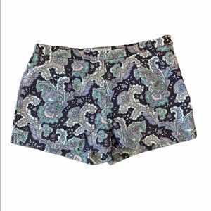 Forever 21 Essentials Paisley Dress Shorts Sz M